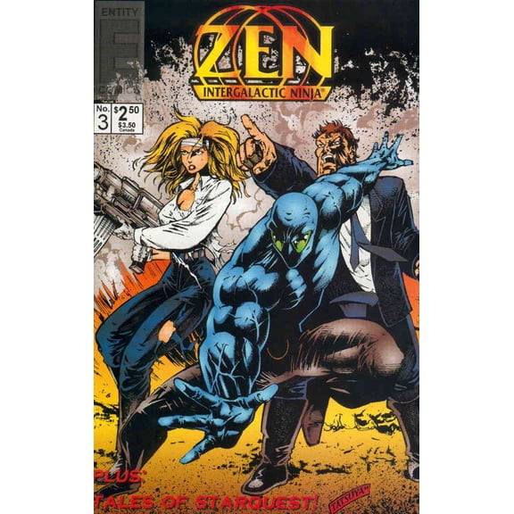 Zen Intergalactic Ninja Color #3 VF ; Entity Comic Book