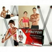 X Factor Door Gym Full Body Workout System with DVD, Chart, and Straight Bar - Home Fitness
