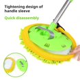 thumbnail image 3 of Eoperou 2-In-1 Car Wash Brush Car Wash Mop with Long Handle Kit Three Section Long Handle Car Wash Mop Scratch-Free Cleaning Brush Set, 3 of 8