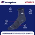 thumbnail image 4 of Calcetines Champion High Quarter para mujer, paquete de 6, 4 of 6