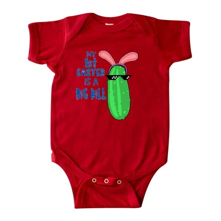 

Inktastic My 1st Easter is a Big Dill Pickle in Pink Bunny Ears Gift Baby Boy or Baby Girl Bodysuit