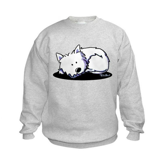 CafePress - Nap Time Westie Kids Sweatshirt - Kids Sweatshirt, Youth Crew Neck Sweatshirt