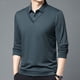 thumbnail image 1 of Blusa y camisa de manga larga con cuello vuelto para hombre, informal, con estampado y cremallera, de poliéster., 1 of 9