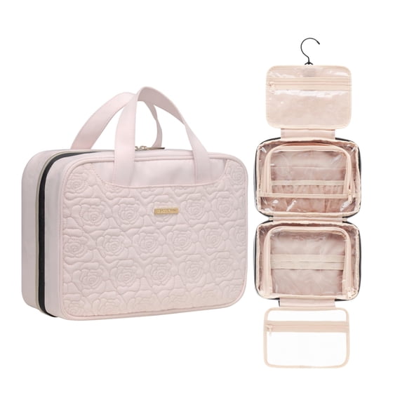 Neceser de viaje Everfun para mujer, colgante, con compartimentos