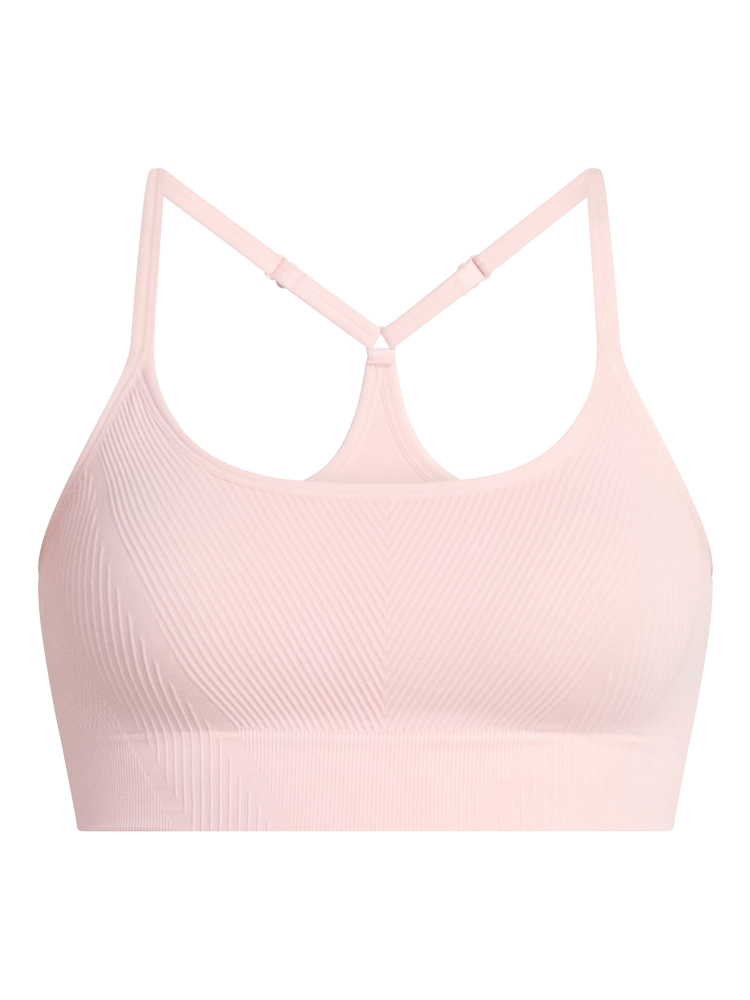 Avia Women's Low Support Seamless Textured Cami Sports Bra, Sizes XS-XXXL