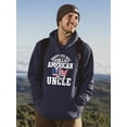 thumbnail image 2 of 4Th July All American Uncle Hoodie Men -Image by Shutterstock, Male 5X-Large, 2 of 4