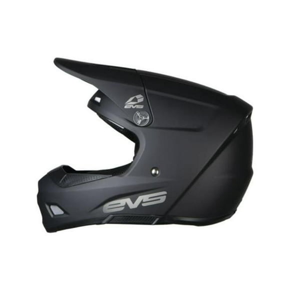 EVS HE21T3S-BK-L T3 Solid Youth Helmet, Matte Black - Large
