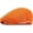 Orange, variant on Minzimin 1Pack Breathable Mesh Flat Cap for Man/Woman Adjustable Newsboy Cap Cabbie Hat