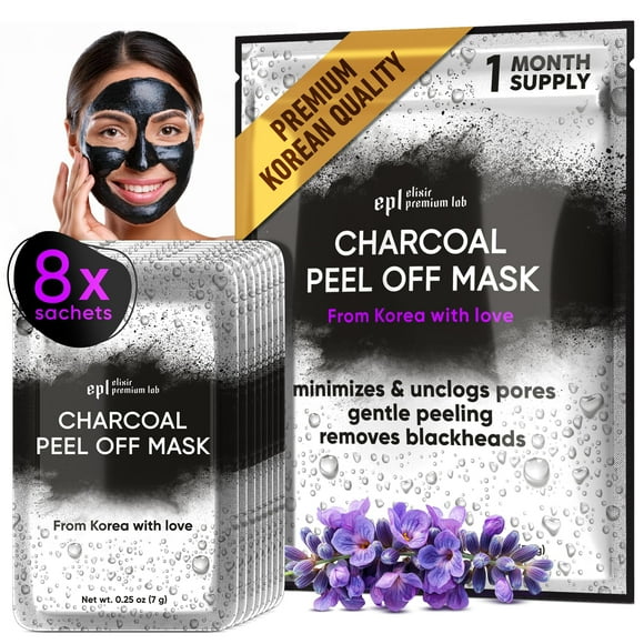 Mascarilla facial Peel Off Wonder Family Charcoal Blackhead Remover