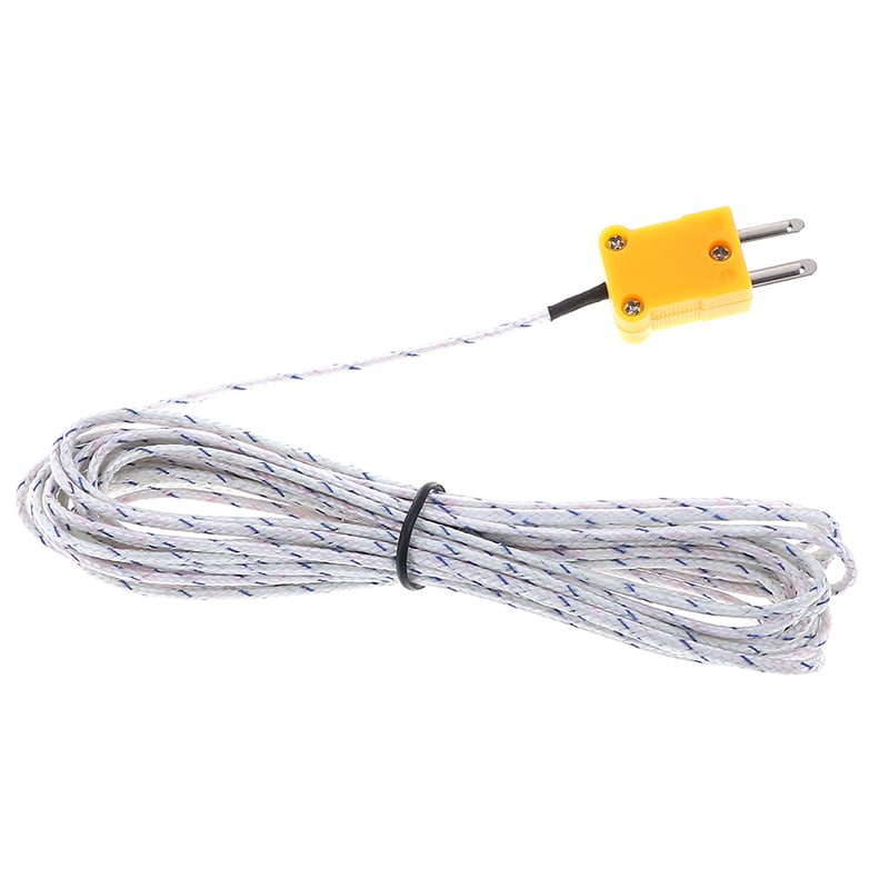 1PC 5m K type temperature sensor thermocouple probe cable wire T.qj 
