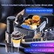thumbnail image 2 of Bandeja de almacenamiento Bandeja portavasos para coche, soporte de doble tapa 4 en 1, portavasos ajustable para coche, soportes multifuncionales para teléfono y bebidas, expansor de bandeja para ap, 2 of 8