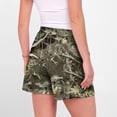 thumbnail image 7 of Drawstring Shorts for Women Maple Leaf Print Elastic Waist Camo Shorts with Pockets Camo Boxer Workout Casual Y2k Boxer Shorts Camouflage Pants,Green 2XL, 7 of 7