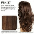thumbnail image 2 of Oprah-2 Wig Color FS4/27 - Vivica Fox Wigs 6.5" Length Loose Mixed Spural Curls Synthetic Fiber Side Skin Part Pure Stretch Cap African American Black Womens Bundle MaxWigs Hairloss Booklet, 2 of 4