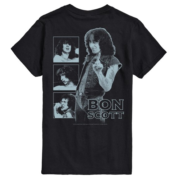 Bon Scott - Collage - Men's Short Sleeve Graphic T-Shirt