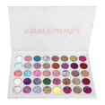 thumbnail image 1 of SUMEITANG Paleta de sombras de ojos con purpurina gruesa prensada de 40 colores, pegamento autoadhesivo, purpurina en gel, paleta de sombras de ojos con brillo colorido altamente pigmentado para mujer, 1 of 5