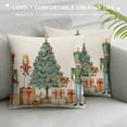 thumbnail image 3 of GOSMITH Christmas Pillow Covers Nutcracker Christmas Decor Pillowcase Christmas Decorative Throw Pillows Farmhouse Winter Holiday Decor Outdoor Cushion Covers for Couch Home Deocr, 3 of 5