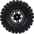 thumbnail image 4 of LINLIN RC Air Pneumatic Tyre, 2.2 Inch Rubber Inflatable Tires 135mm and Plastic Beadlock Wheel Rim Set for 1/10 RC Rock Crawler Truck Parts for Traxxas Axial SCX10 Tamiya CC01 TF2 D90, 4 of 7