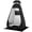 Black, variant on Black Pop Up Portable Camping Shower Tent Changing Bathroom Pod with Rain Shelter Windows