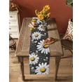 thumbnail image 4 of Hokiten Table Runners 36 Inches Long Dress Scarves, Daisy Bee Farmhouse Kitchen/Dining Table Runner, Short Coffee Tablerunners, Summer Botanical Farmhouse Flower Plants 13x36 Inch, 4 of 7