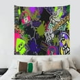 thumbnail image 5 of Splatoon Wall Tapestry Cartoon Poster Wall Hanging Tapestry for College Dorm Living Room Bedroom Decoration 59x59 Inch, 5 of 7