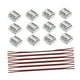 thumbnail image 1 of Conectores de 12 piezas con 6 accesorios de kit de cables de extensión de 15 cm de cable para 2 pines de 0.39 pulgadas de luz instalan fácilmente, 1 of 8