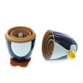 thumbnail image 4 of Bestpysanky Juego De 5 Pingüinos Muñecos Nido De Madera De 5 Pulgadas, 4 of 5