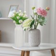 thumbnail image 4 of Uxcell Flower Vases, 5pcs Stylish Flower Vases for Bouquet PE Flower Vase Decorative for Home Centerpiece, White, 4 of 7