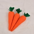 thumbnail image 4 of Juguete de zanahoria de Pascua, zanahoria de tela artificial para decoración de conejito, juguete de verduras de temporada, zanahoria fresca de granja no tejida para bandeja escalonada de cocina, 4 of 5
