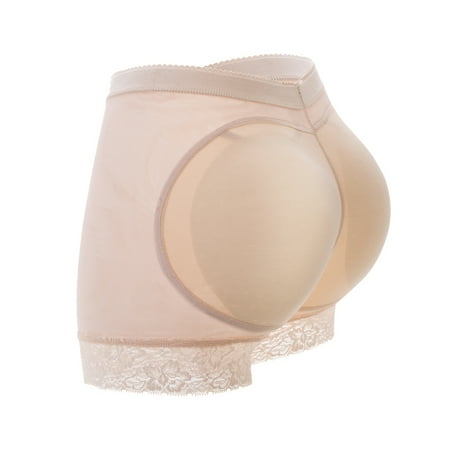 

Womens Seamless Butt Lifter Padded Lace Panties Hip Enhancer Briefs Underwear Boyshorts