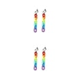 thumbnail image 1 of Minnieouse 1 par de pendientes de estilo informal para mujer, pendientes de gota, joyas de arcoíris, Clip para oreja Clip de oreja 2piezas Minnieouse CBP298906, 1 of 6