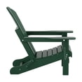 thumbnail image 7 of WestinTrends Malibu 12 Piece Adirondack Chairs Set, All Weather Poly Lumber Outdoor Patio Furniture Set Adirondack Chairs with Ottoman and Side Table, Dark Green, 7 of 7