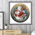 thumbnail image 3 of 5D taladro redondo completo diamante pintura DIY Navidad círculo Kits pedrería artesanía Likrtyny decoración de arte, 3 of 9