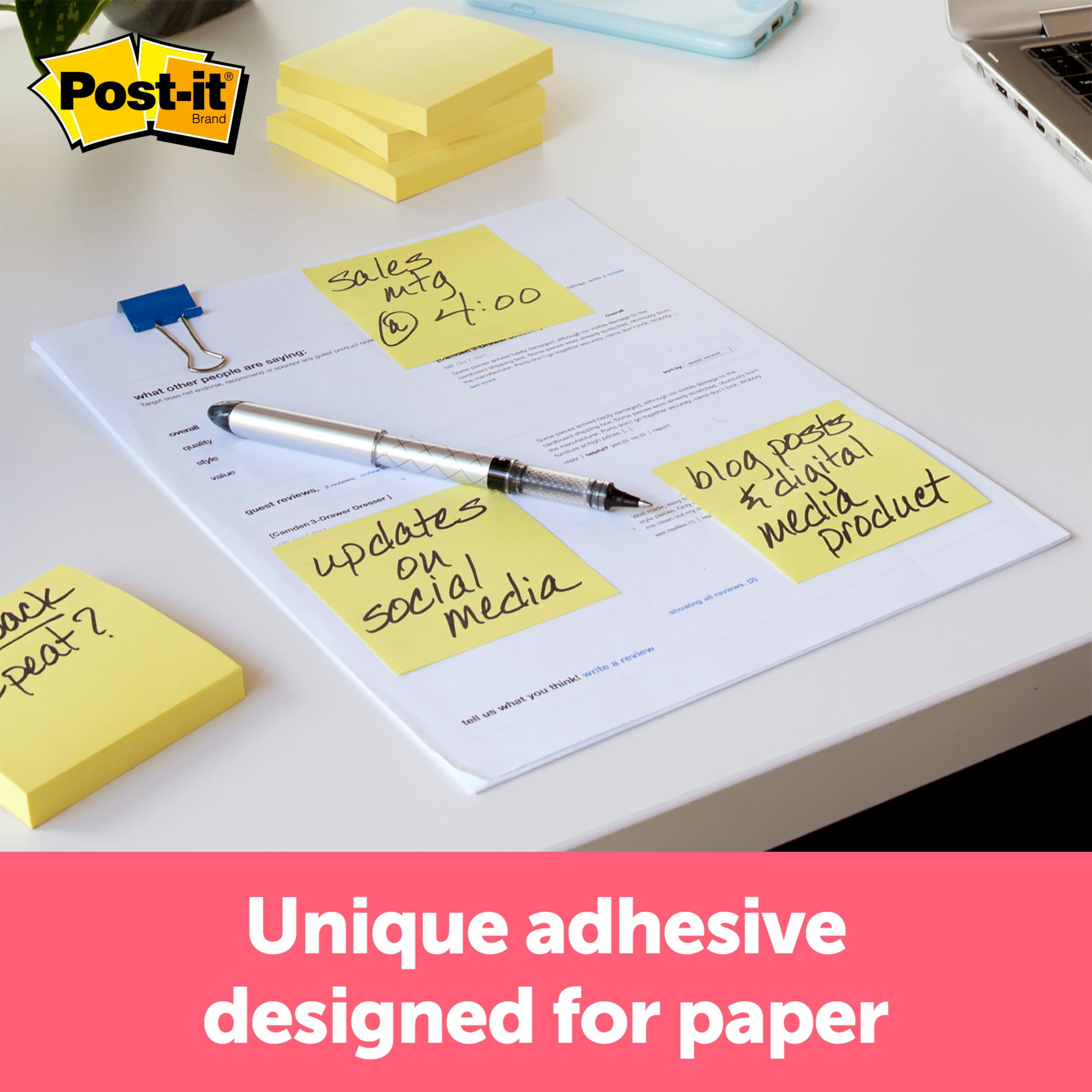 Yellow Sticky Note Pad, Paper Size: 3X3inch at Rs 24/piece in New