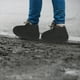 thumbnail image 4 of EeaseMX par de protectores de zapatos impermeables de silicona, fundas duraderas para exteriores, talla L, color negro, 4 of 8