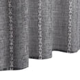 thumbnail image 3 of Shininglove Black Curtain Valance Farmhouse Cafe Kitchen Valances Short Window Treatment for Bathroom, 52" W x 15" L, 3 of 5
