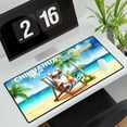 thumbnail image 3 of Chihuahua Hello Summer Beach Theme with Sunglasses and Tropical Cocktail Desk Mat Full Keyboard Mouse Pad Dog Lover Gifts Idea Large Mousepad - 00009, 3 of 5