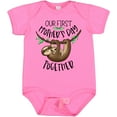 thumbnail image 3 of Inktastic Our 1st Mother's Day Together Cute Mom and Baby Sloth Boys or Girls Baby Bodysuit, 3 of 5