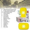 thumbnail image 2 of AMORNING 277 Pcs First Aid Kit Car Portable Emergency Kit Survival Supplies for Home School Travel Yellow, 2 of 7