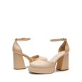 thumbnail image 4 of Zapatos de Plataforma con Tacón Grueso para Mujer DREAM PAIRS Talla 6.5 Nude, 4 of 8
