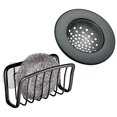 thumbnail image 4 of InterDesign 65387 Sink Strainer Black Matte & Stainless Steel - 4 in., 4 of 4