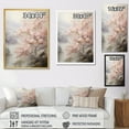 thumbnail image 4 of Designart "Pink Cherry Blossom love expression V" Floral & Botanical Floater Framed Canvas Wall Art, 4 of 7