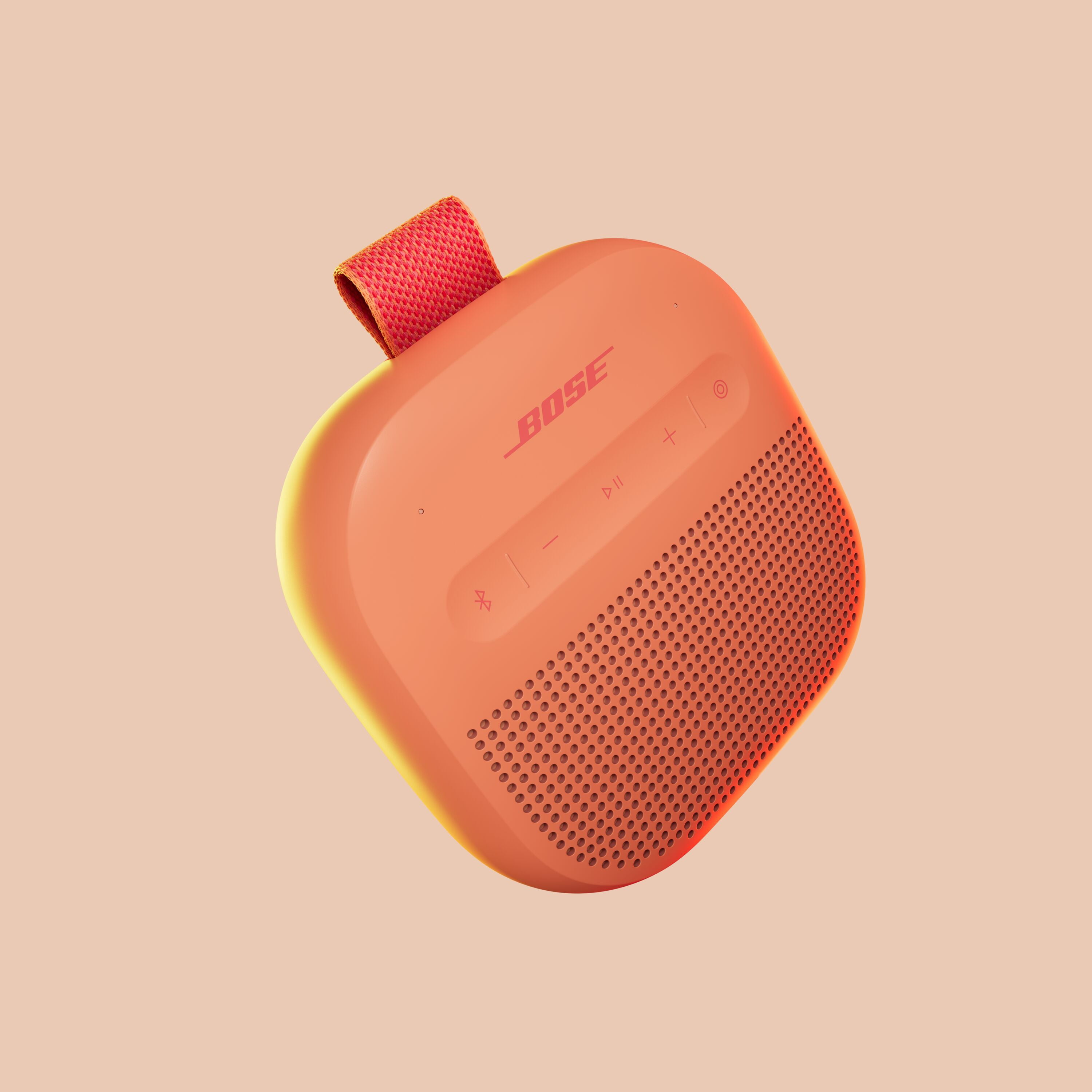 Bose SoundLink Micro II Bluetooth Speaker, Wireless Waterproof Portable Speaker, Sunset Peach