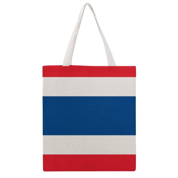 Large Martin Canvas Tote Bag 41×16.1in Reusable Large Capacity Multi-Function For Daily Shopping Thailand Flag
