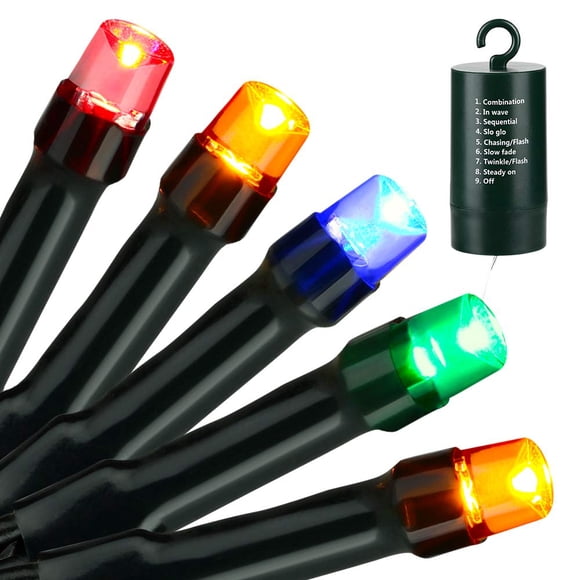 Cronómetro con batería multicolor String Lights Joomer, 10 m, 100 LED