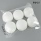 thumbnail image 3 of 4/6/8/10cm White Christmas Balls Snowflake PE Foam Ball Xmas Tree Pendants Hanging Ornament New Year Decoration for Home Navidad, 3 of 5