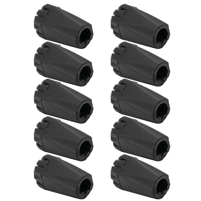 Funda para pie de bastón ANGGREK Caucho negro 155 g