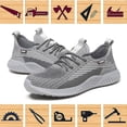 thumbnail image 5 of Sogetch Steel Toe Shoes for Men Women Lightweight Comfortable Work Shoes Warehouse Industry Contstruction Safety Sneakers, 5 of 7