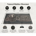 thumbnail image 4 of A1HC Rubber Pin Doormat for Outdoor Entrance, Owl Fun Designed Floor Mat, Front Door Indoor Outdoor Welcome Mats with Non-Slip Backing 18" X 30", 4 of 7