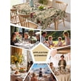 thumbnail image 5 of Rustic Botanical Table Cloth, Vintage Floral Wildflower Waterproof Tablecloth for Rectangle Tables, Reusable Washable Fabric Table Cover for Restaurant Kitchen Dining Tables 52"x70", 5 of 6