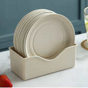 5/10Pack Unbreakable Wheat Straw Plates Dinner Dishes + Base Dishwasher & Microwave Safe